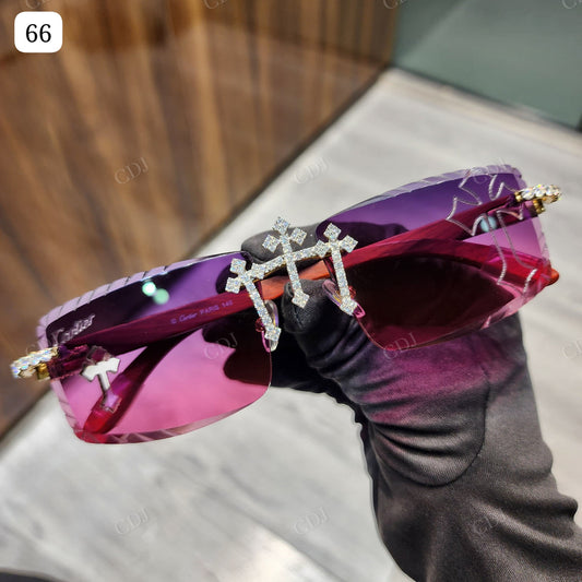 Custom Diamond Glasses