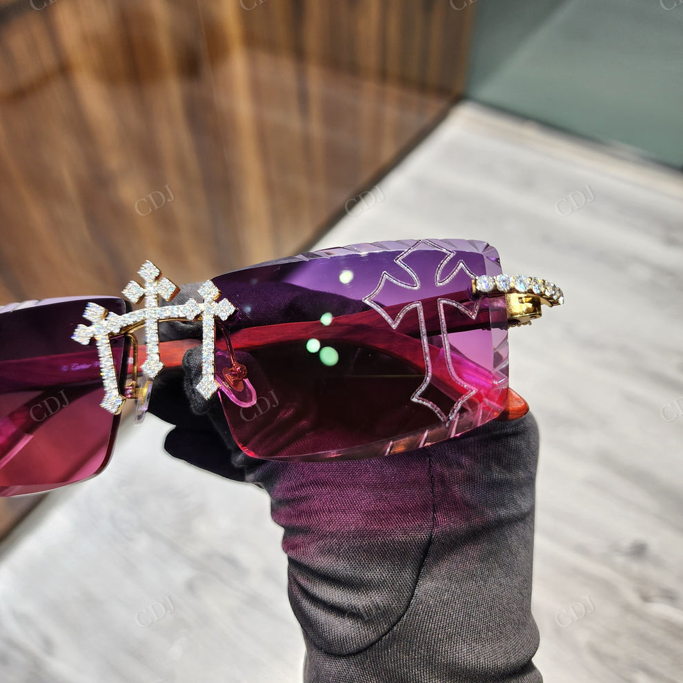Custom Diamond Glasses