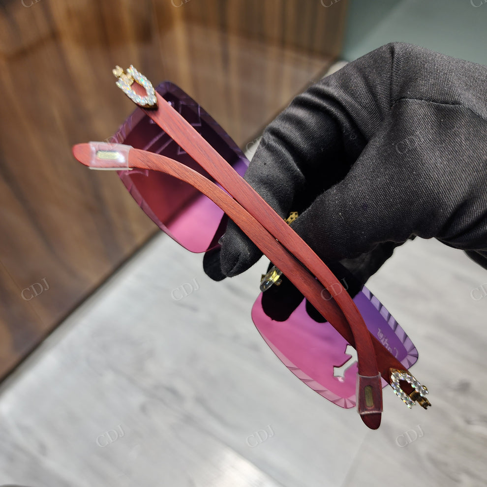 Custom Diamond Glasses