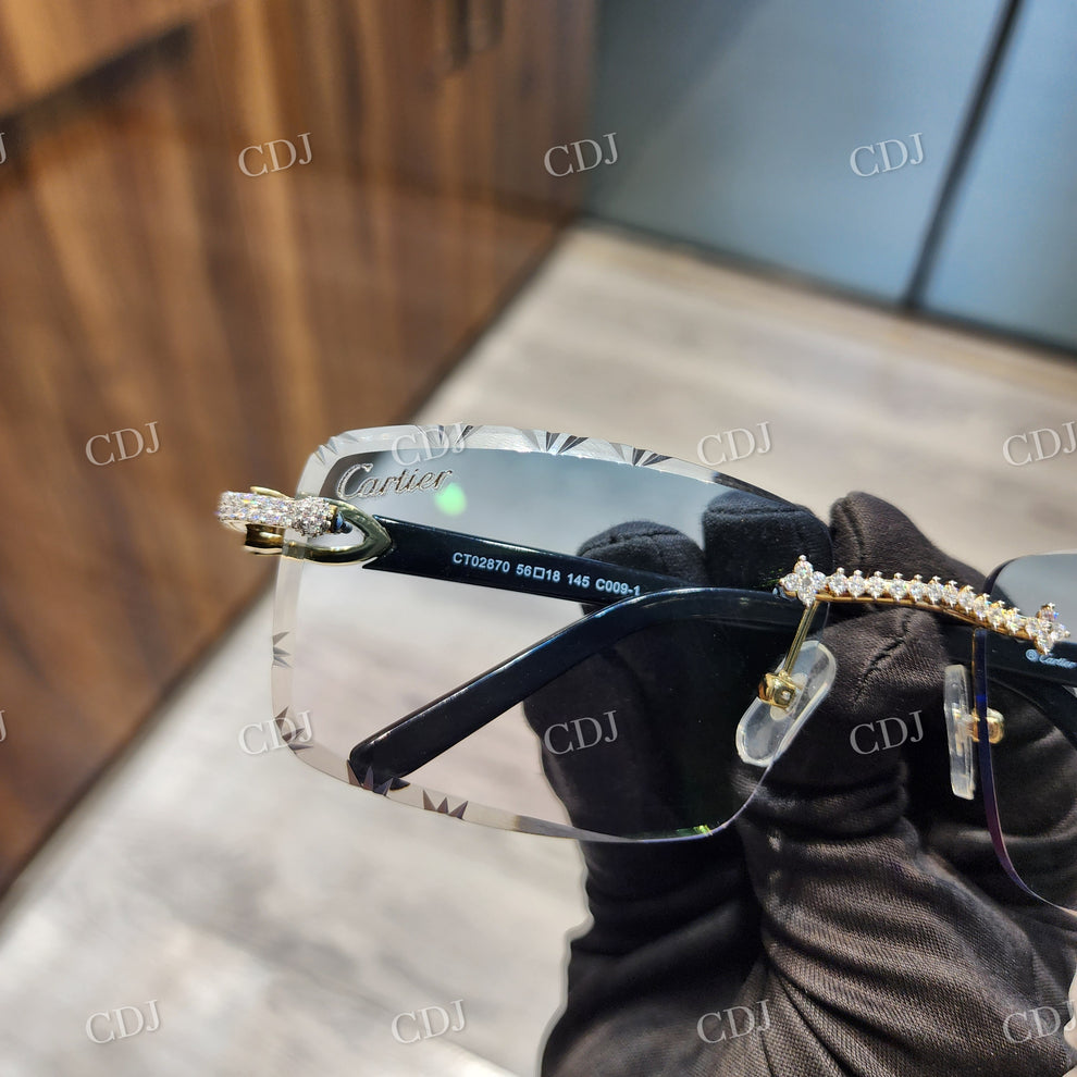 Custom Diamond Glasses