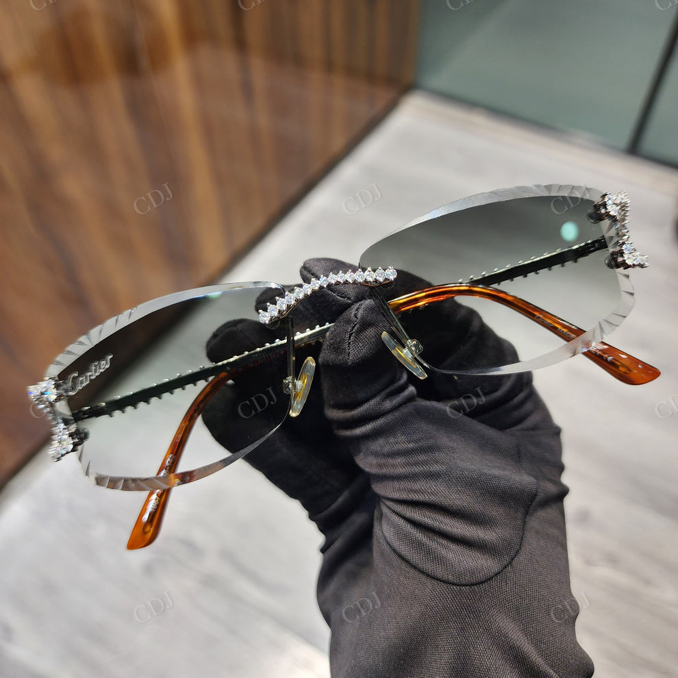 Custom Diamond Glasses