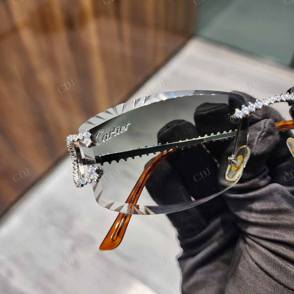 Custom Diamond Glasses
