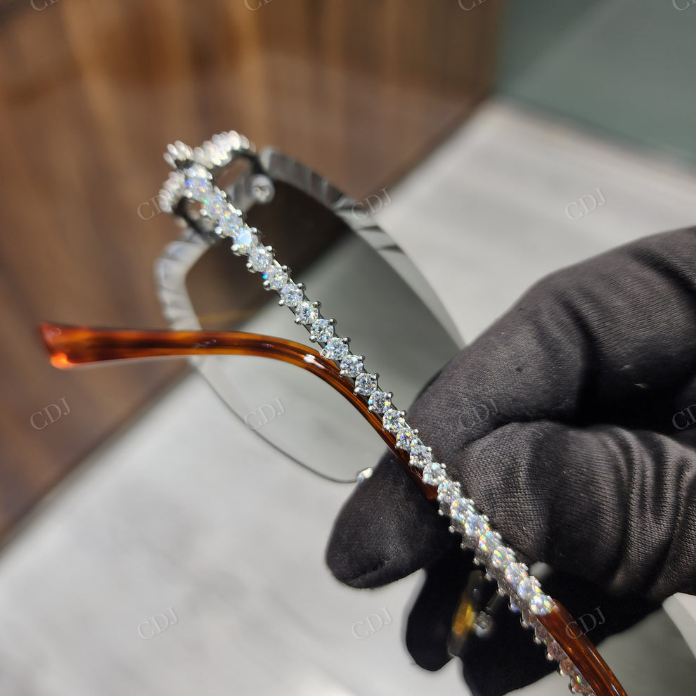 Custom Diamond Glasses