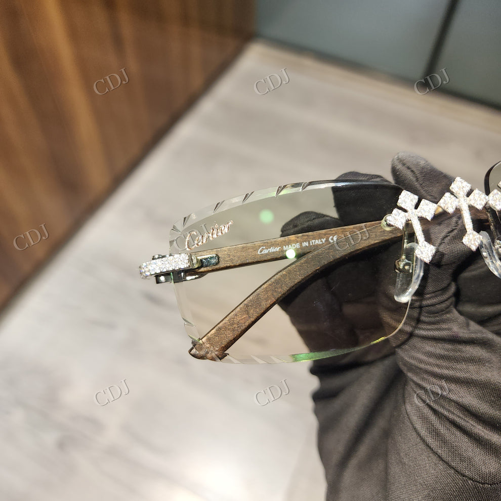 Custom Diamond Glasses
