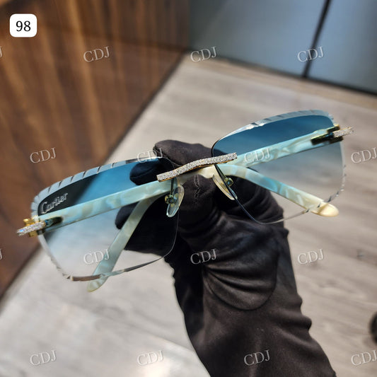 Custom Diamond Glasses