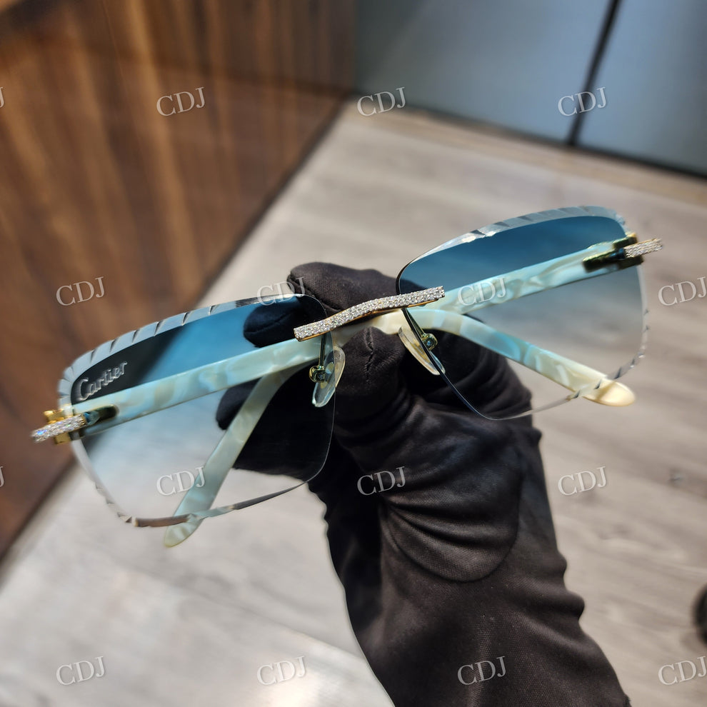 Custom Diamond Glasses