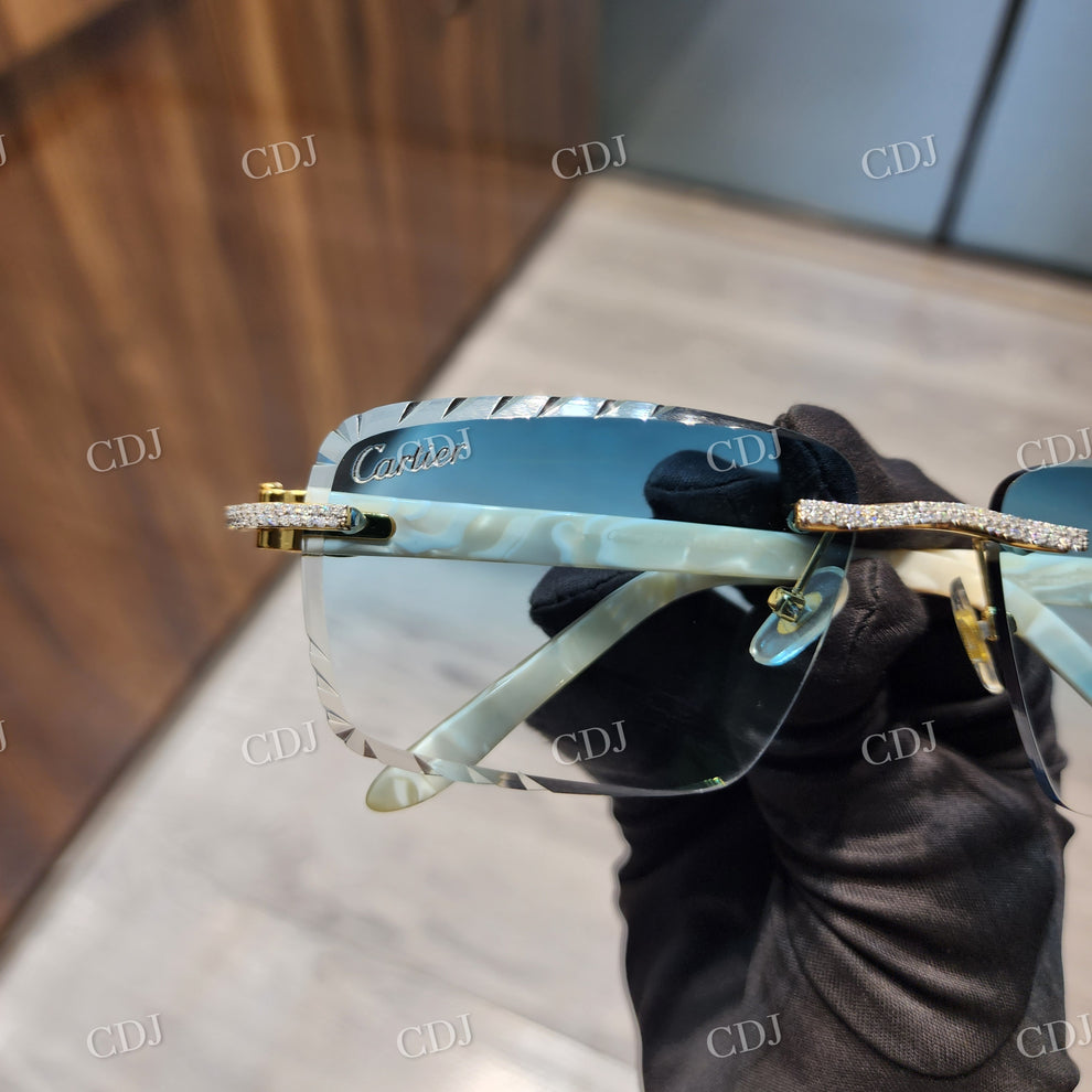 Custom Diamond Glasses