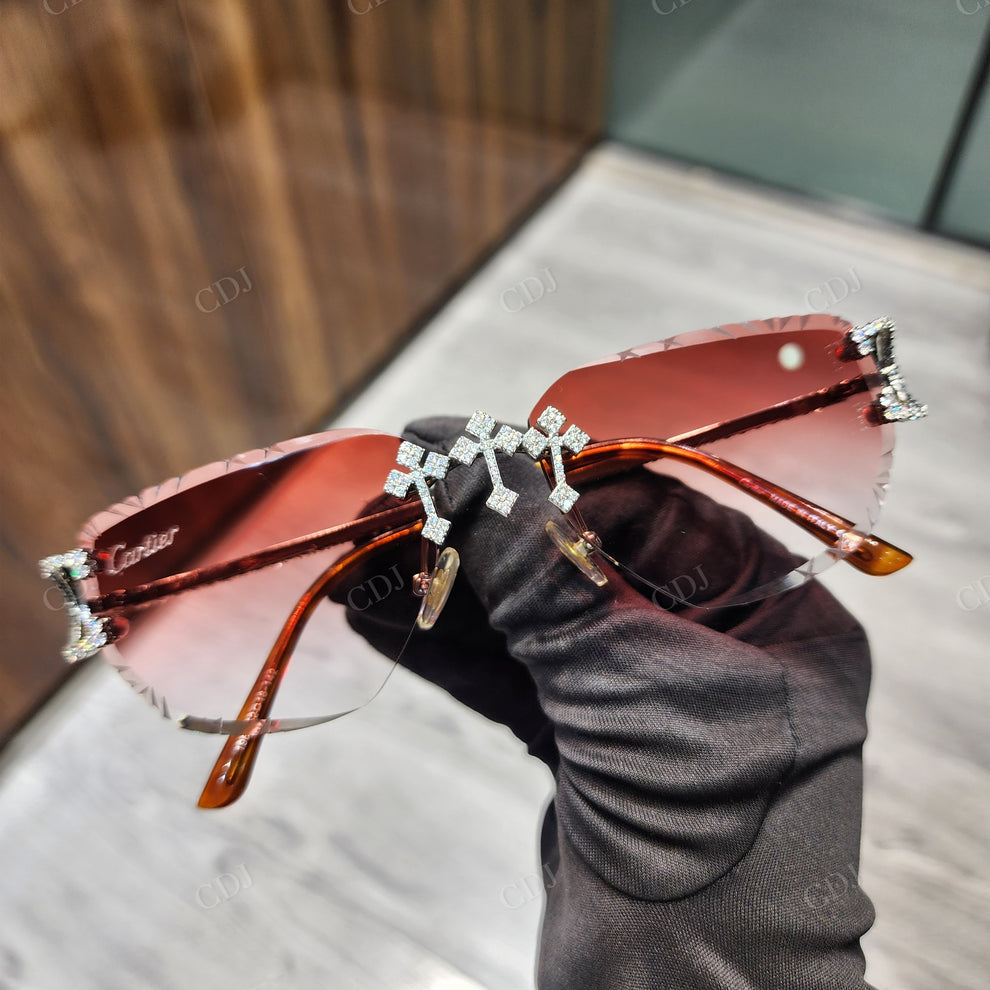 Custom Diamond Glasses