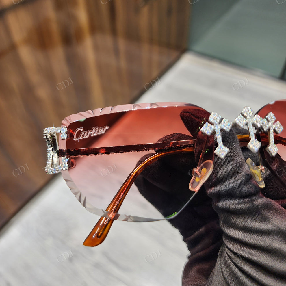 Custom Diamond Glasses