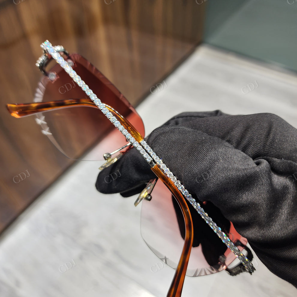 Custom Diamond Glasses