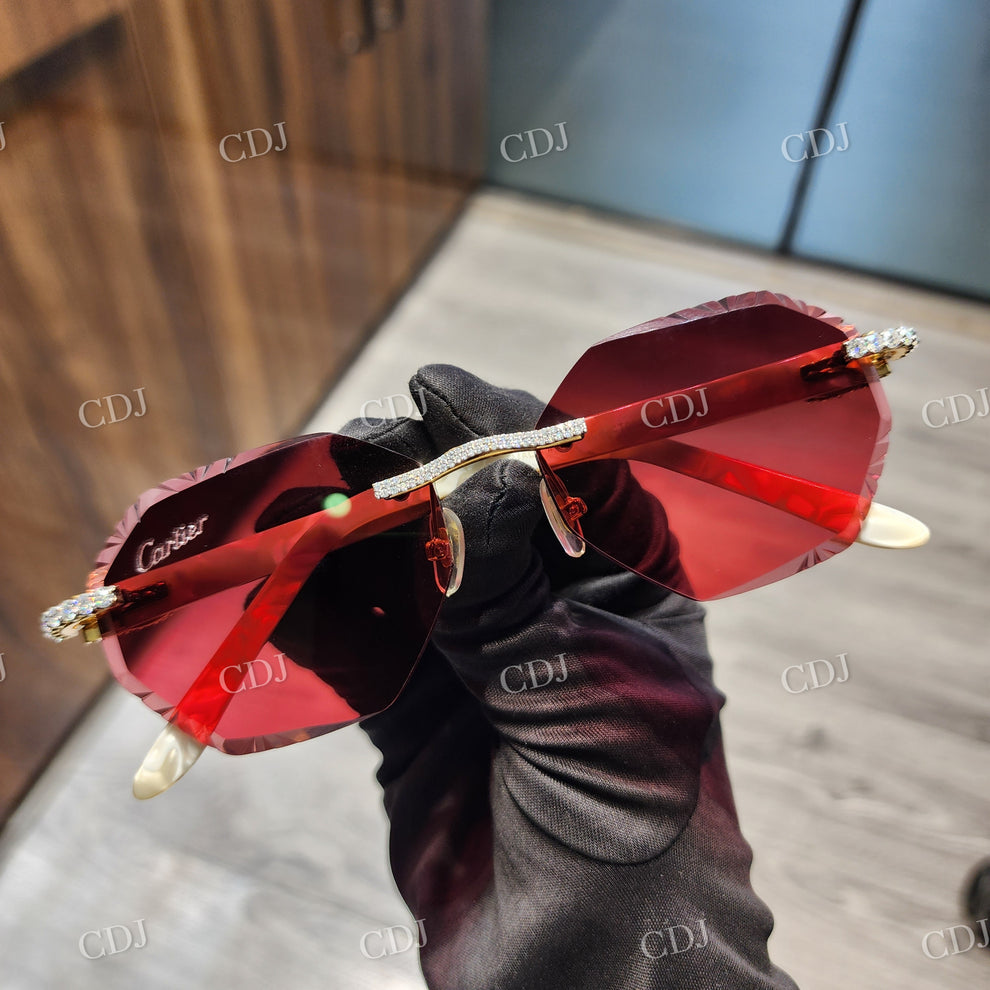 Custom Diamond Glasses