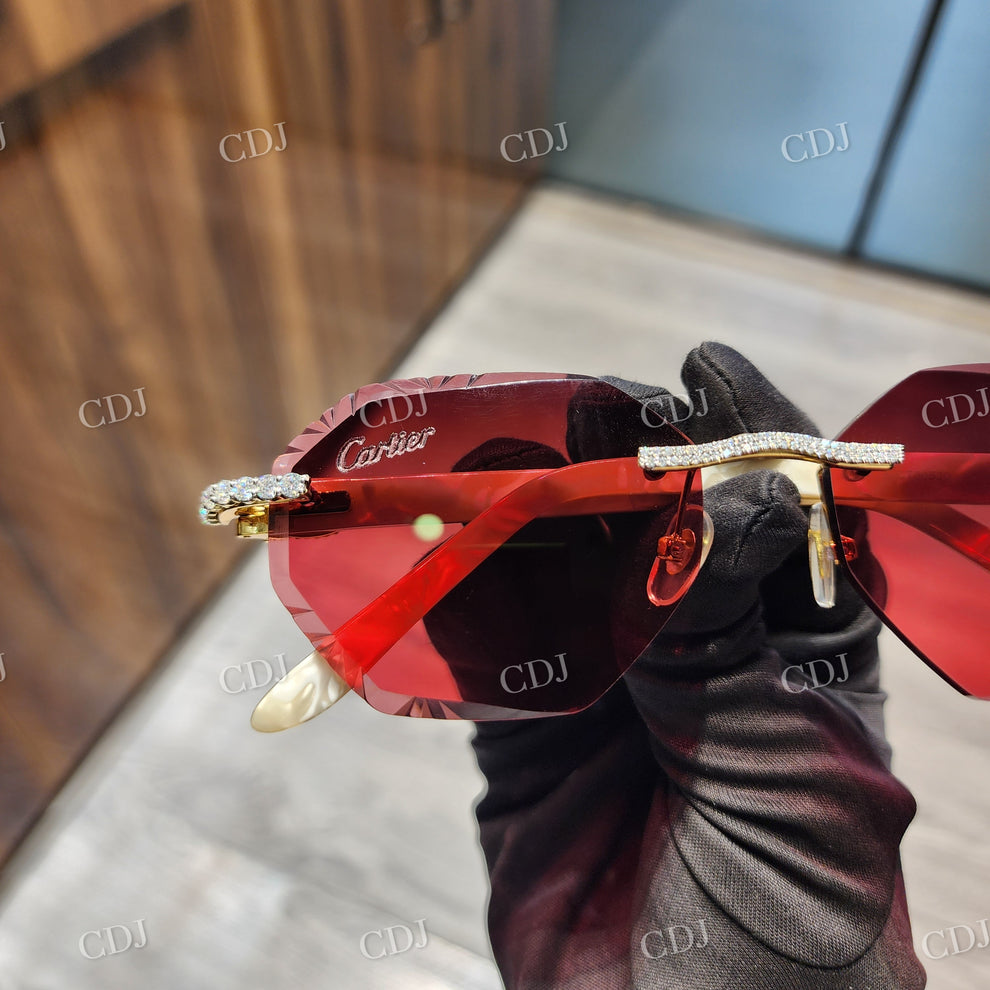 Custom Diamond Glasses