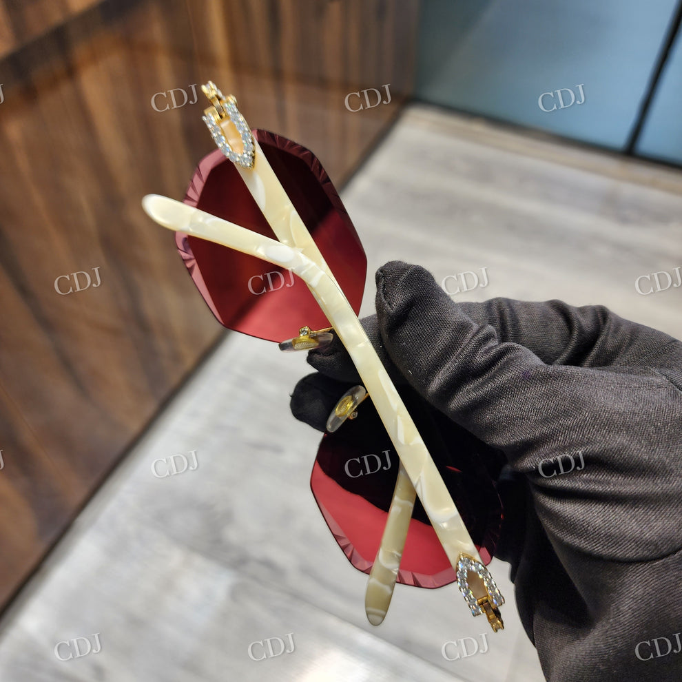 Custom Diamond Glasses
