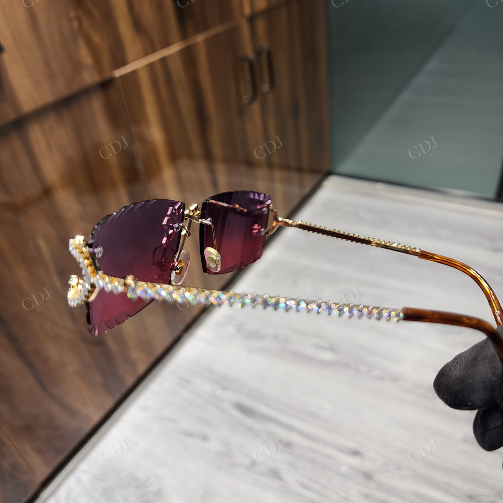 Custom Diamond Glasses