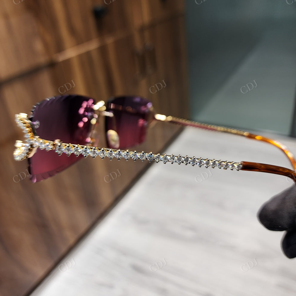 Custom Diamond Glasses