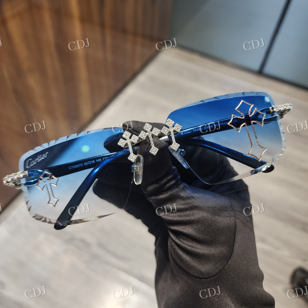 Custom Diamond Glasses