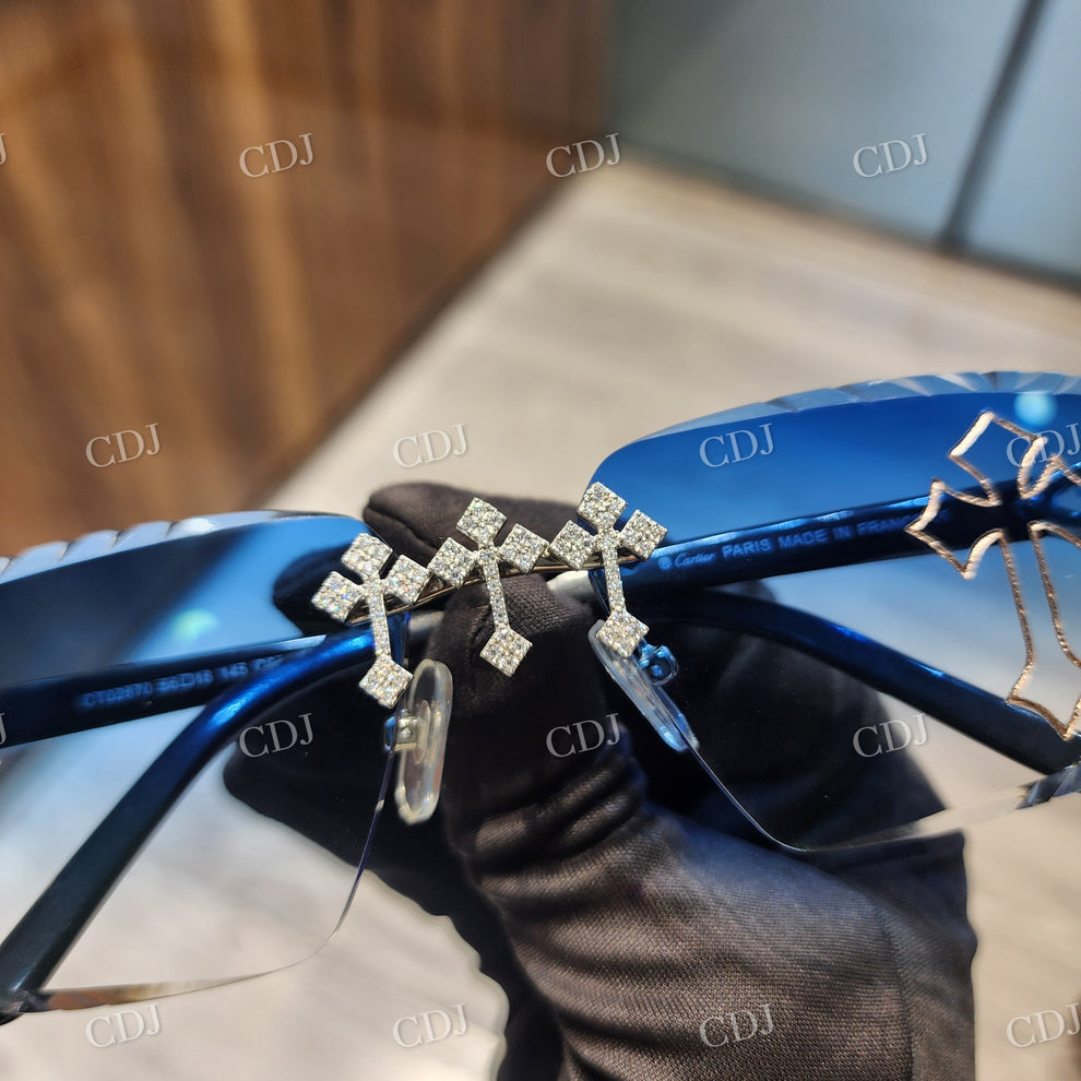 Custom Diamond Glasses