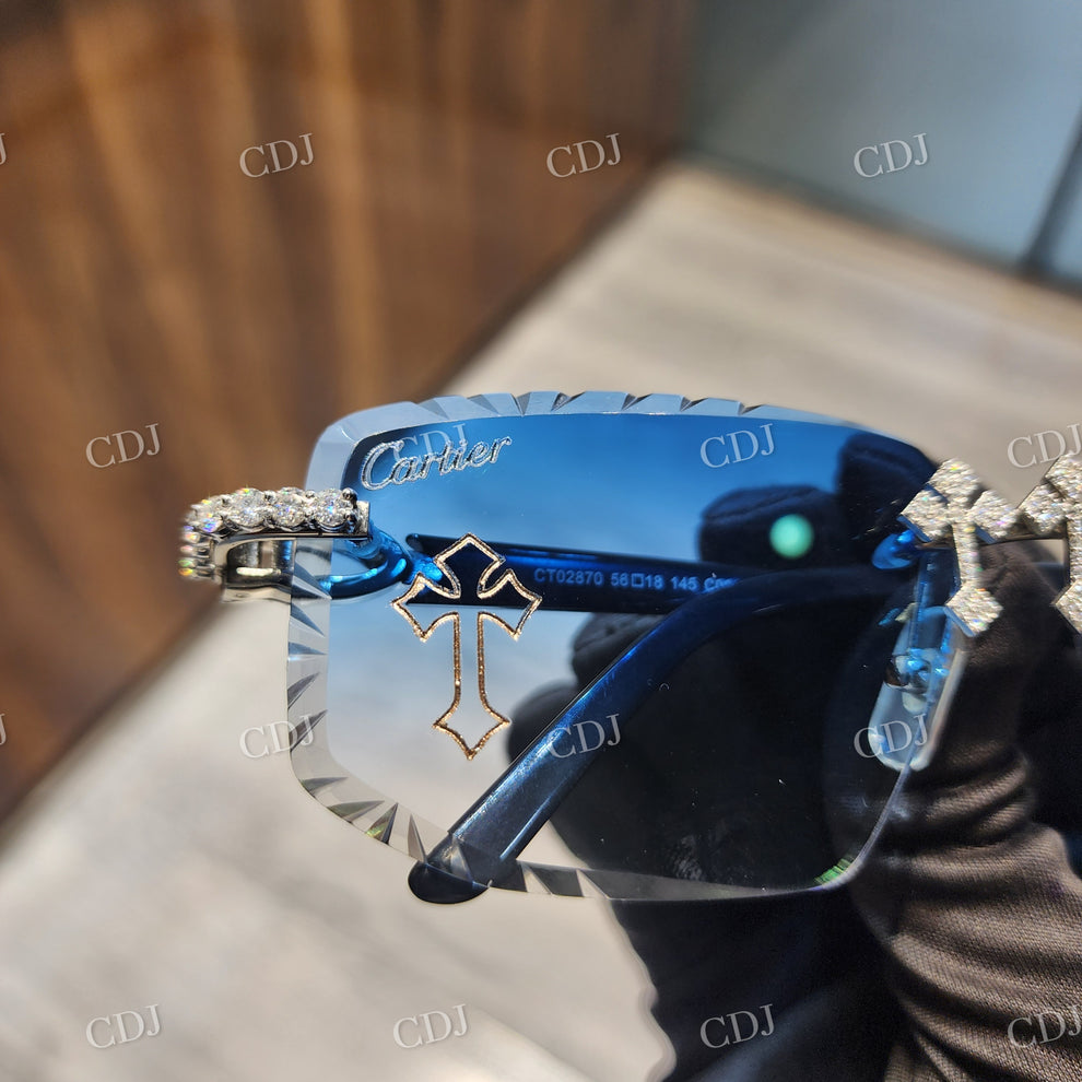 Custom Diamond Glasses