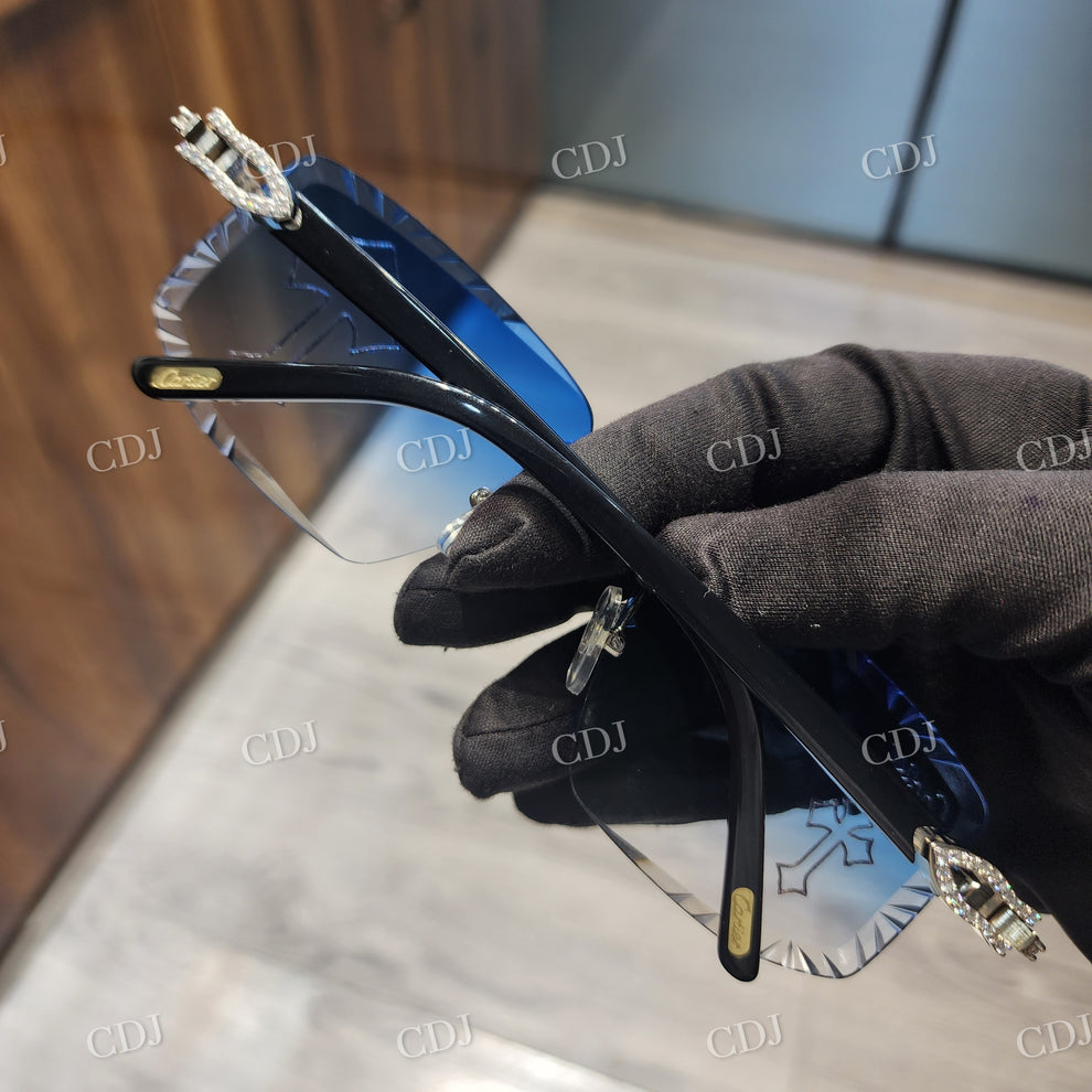 Custom Diamond Glasses
