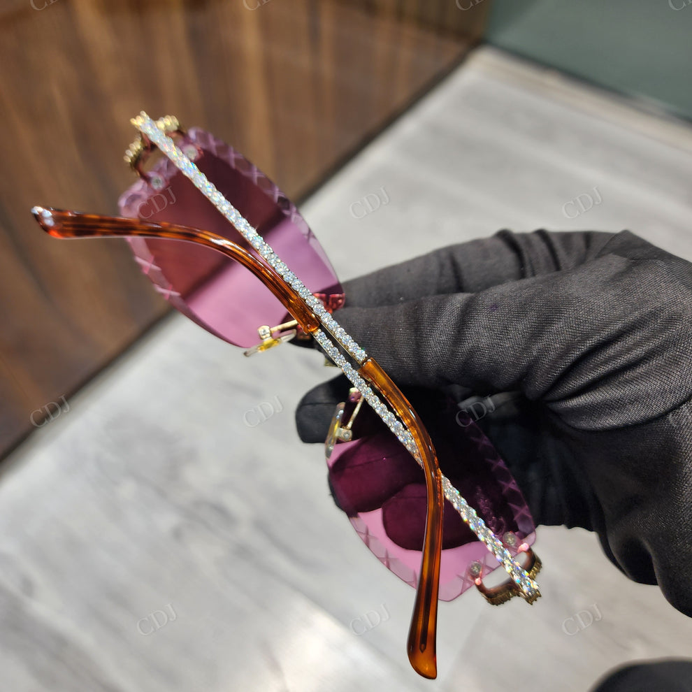 Custom Diamond Glasses
