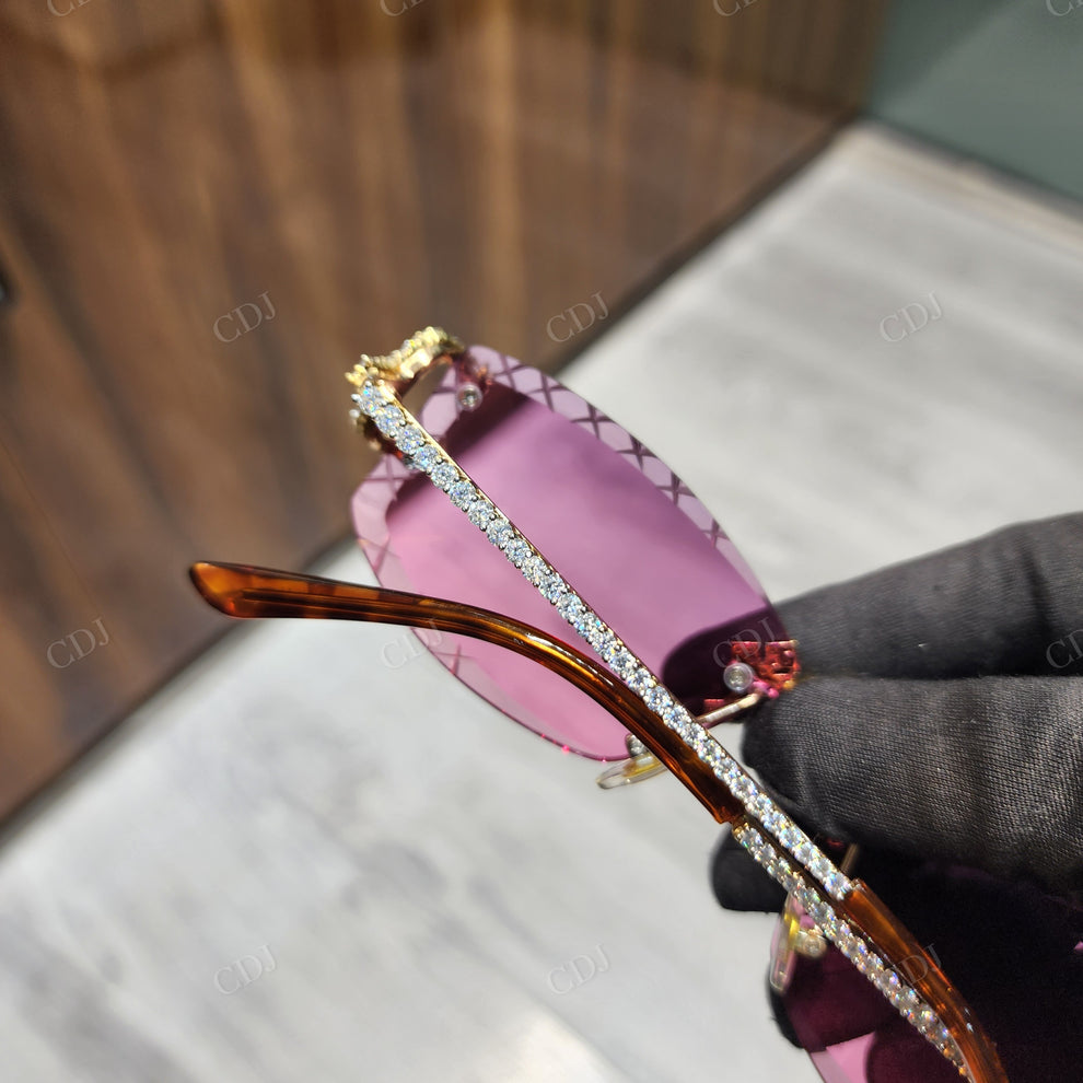 Custom Diamond Glasses