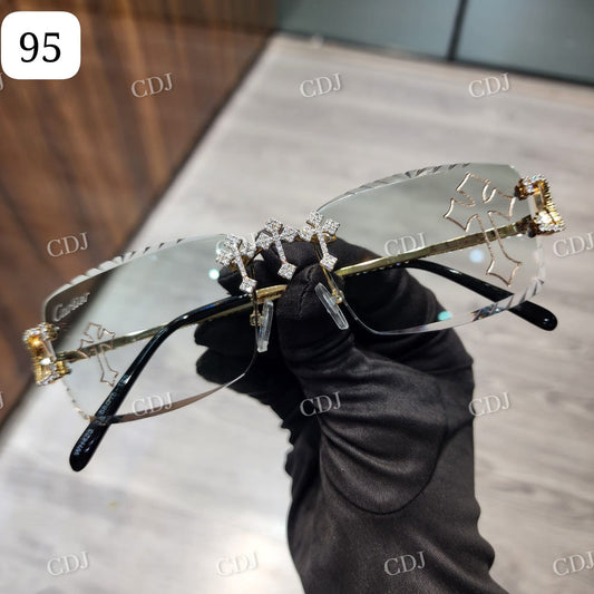 Custom Diamond Glasses