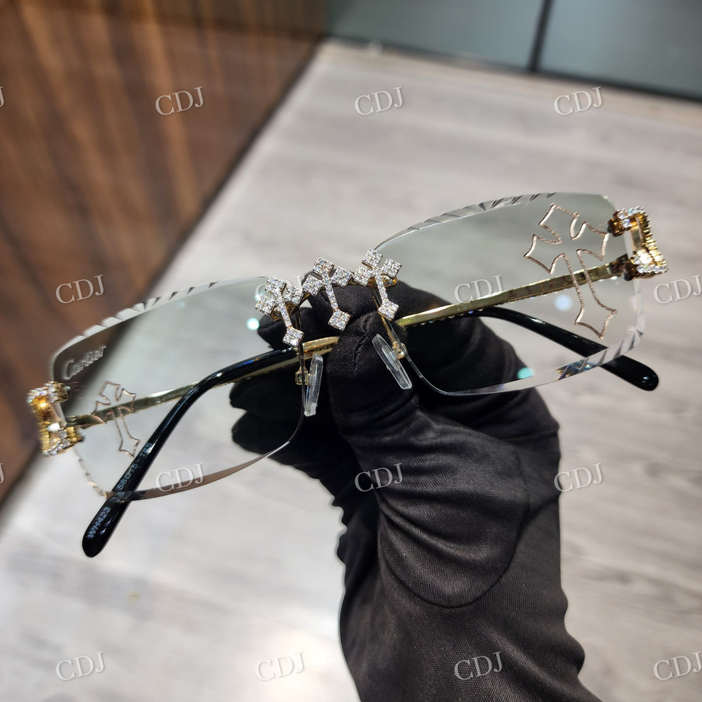 Custom Diamond Glasses