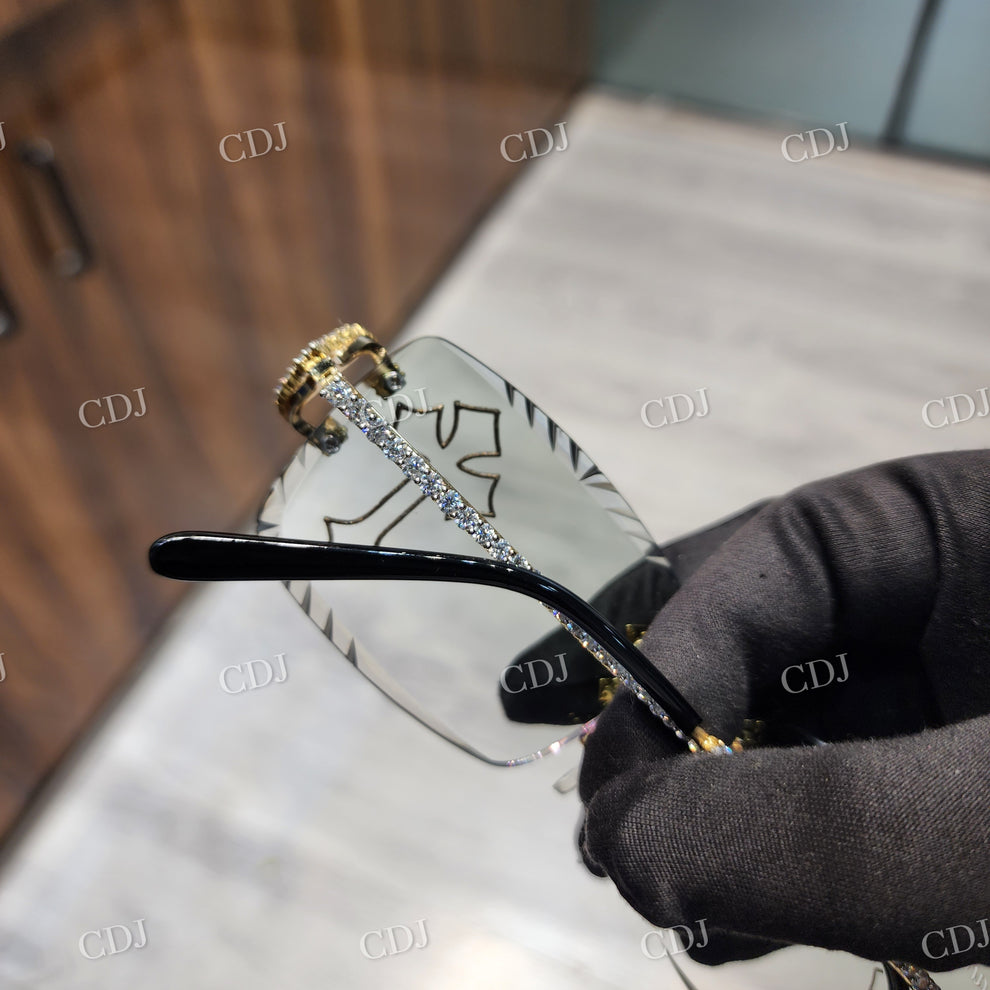 Custom Diamond Glasses