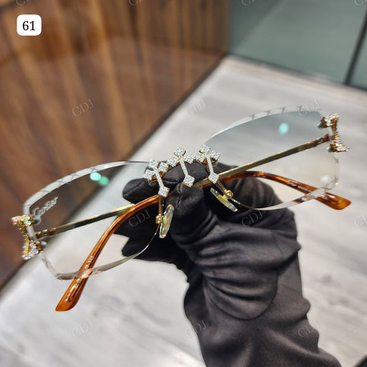 Custom Diamond Glasses