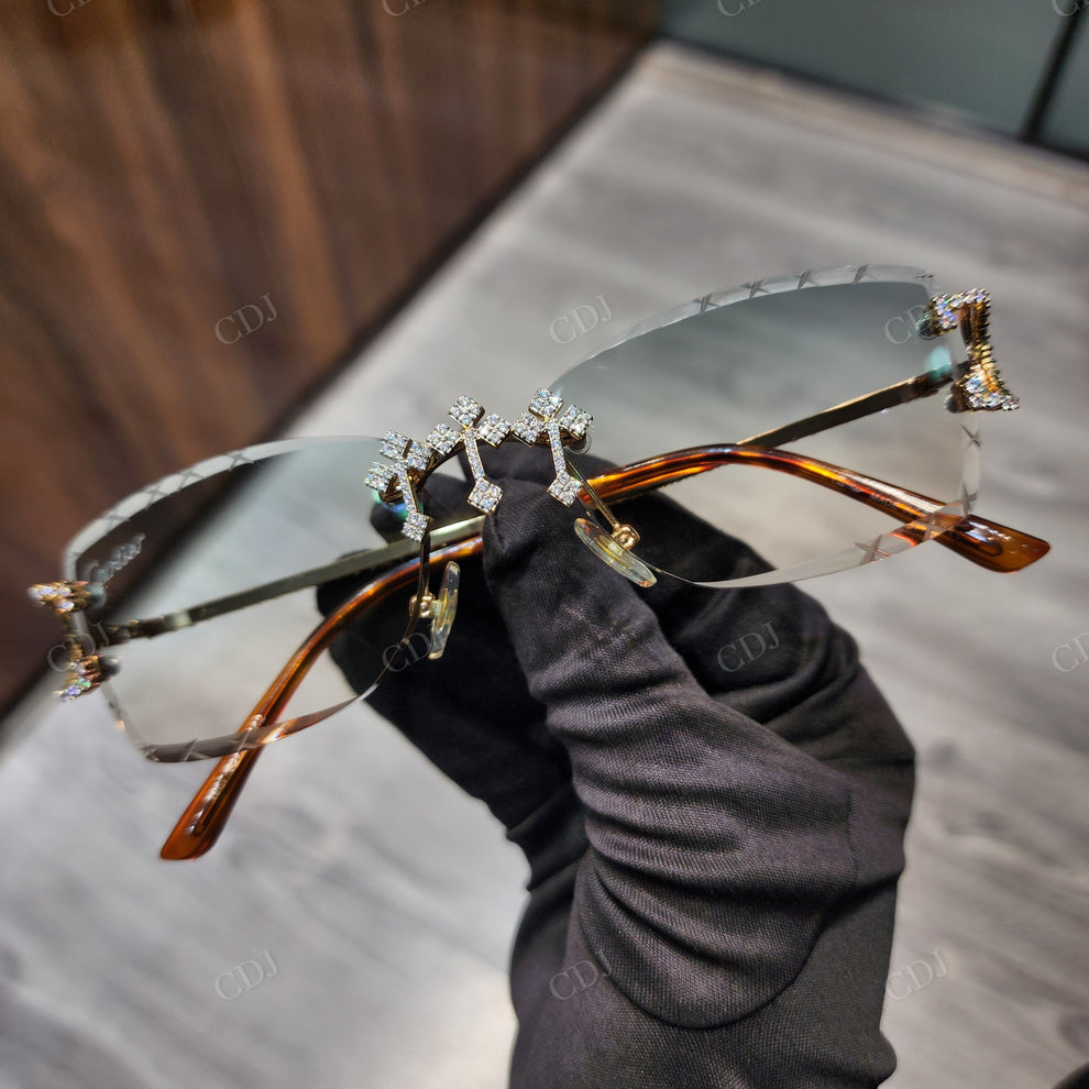 Custom Diamond Glasses