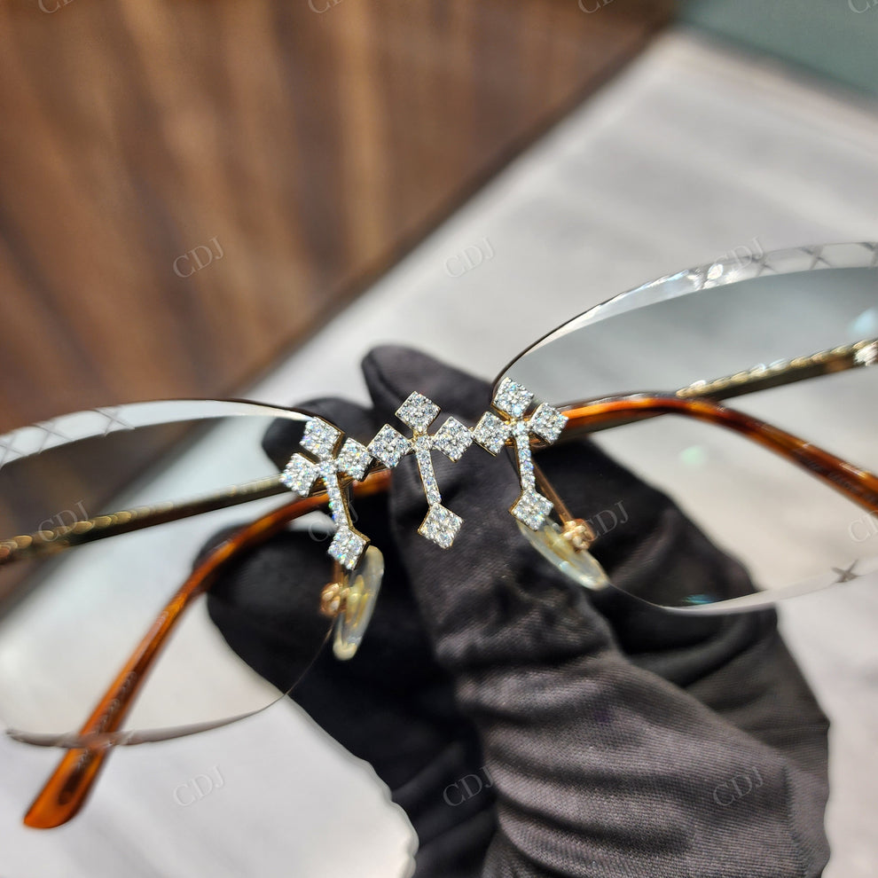 Custom Diamond Glasses