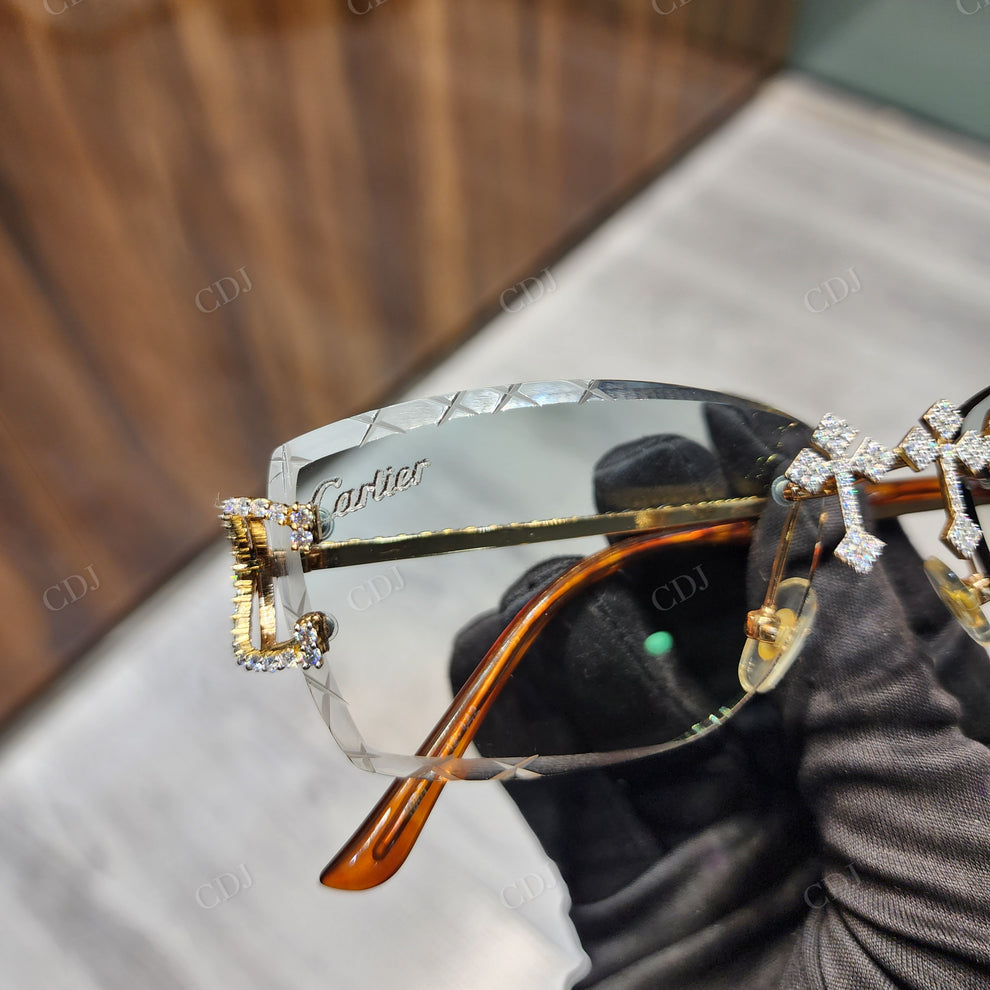 Custom Diamond Glasses