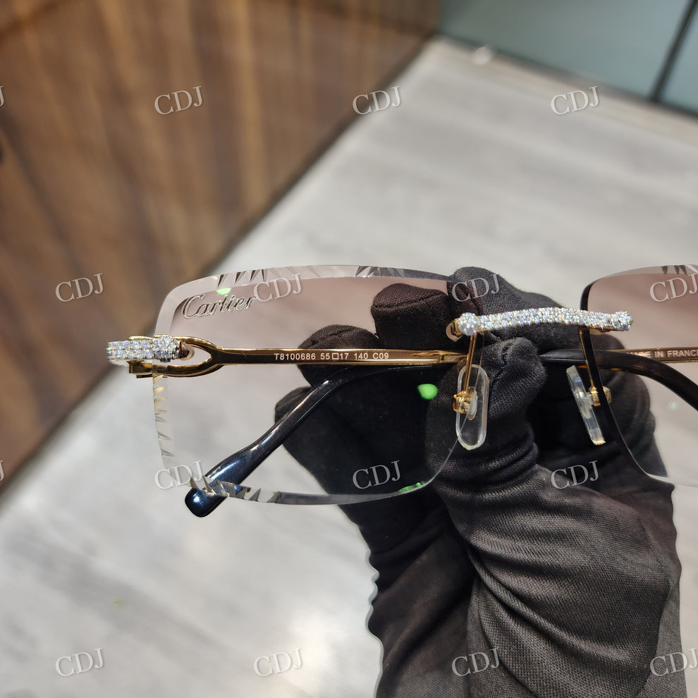 Custom Diamond Glasses