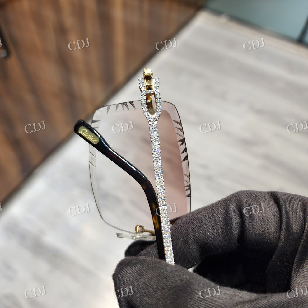 Custom Diamond Glasses
