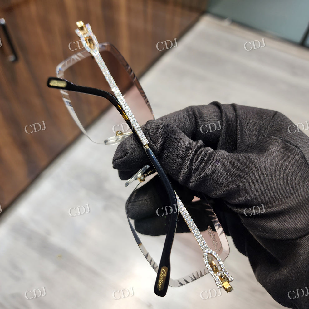 Custom Diamond Glasses