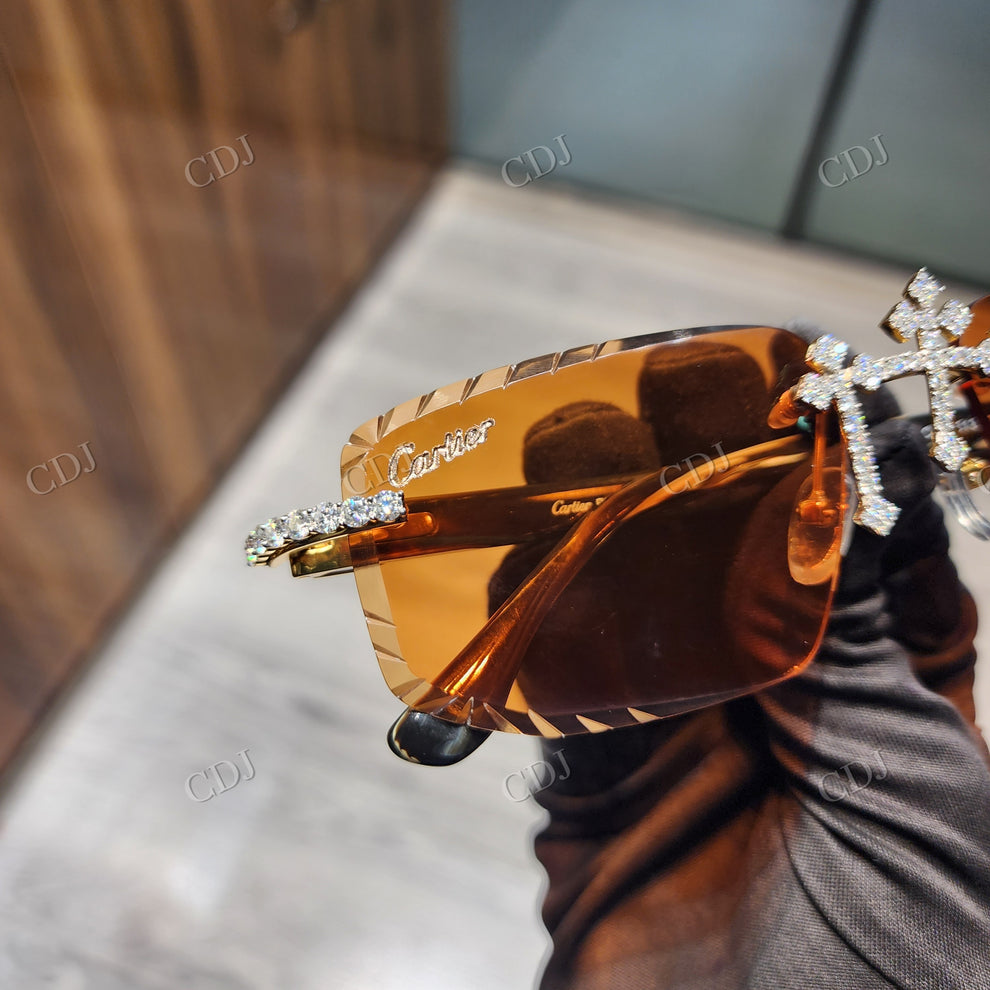 Custom Diamond Glasses