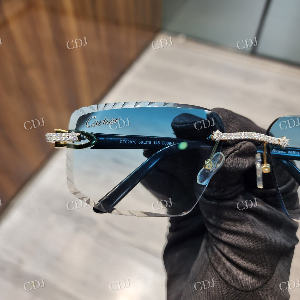 Custom Diamond Glasses