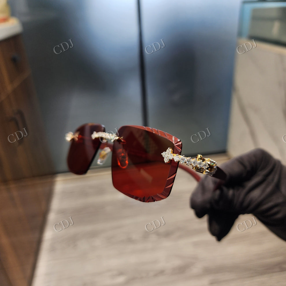 Custom Diamond Glasses