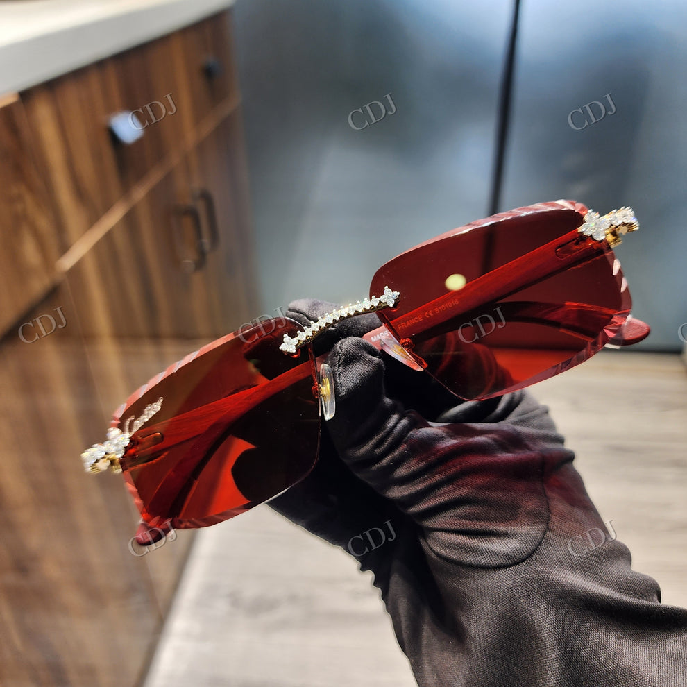 Custom Diamond Glasses
