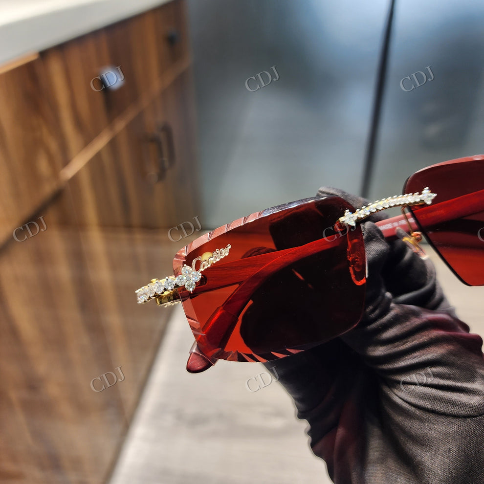 Custom Diamond Glasses