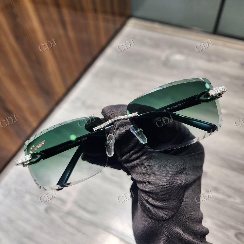 Custom Diamond Glasses