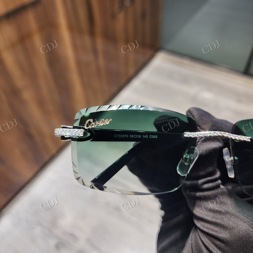 Custom Diamond Glasses