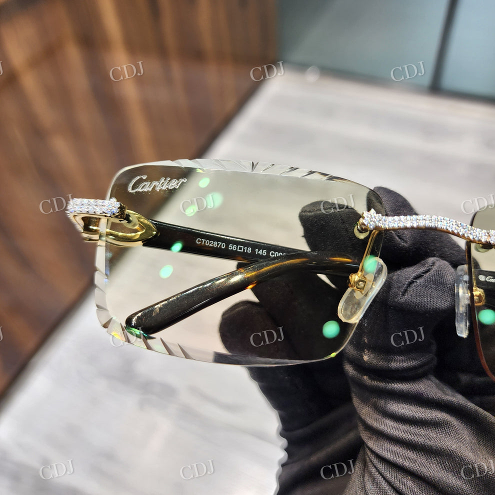 Custom Diamond Glasses