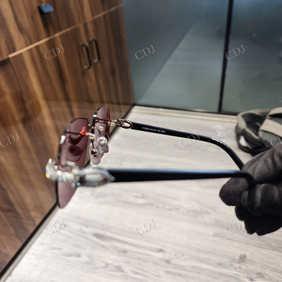Custom Diamond Glasses