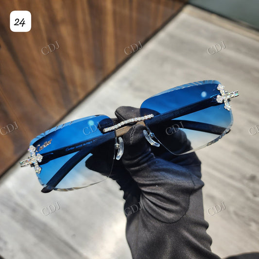 Custom Diamond Glasses