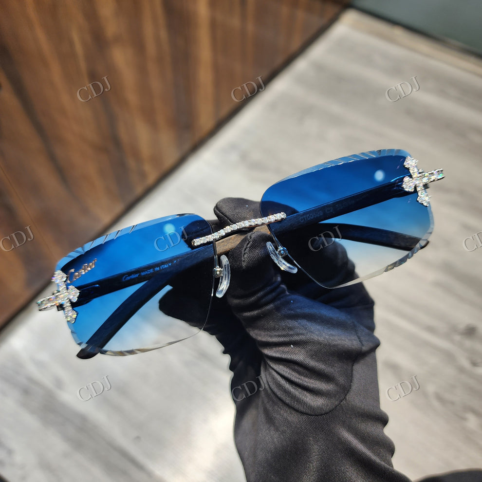 Custom Diamond Glasses