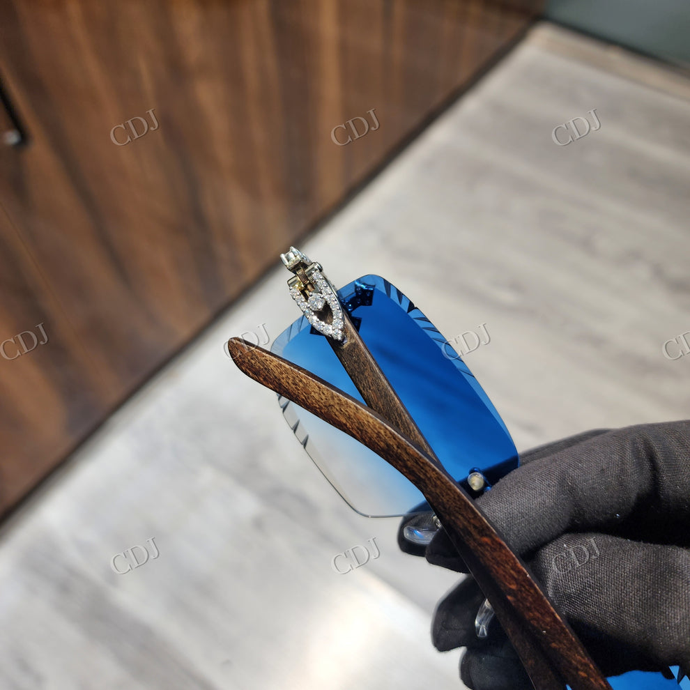 Custom Diamond Glasses