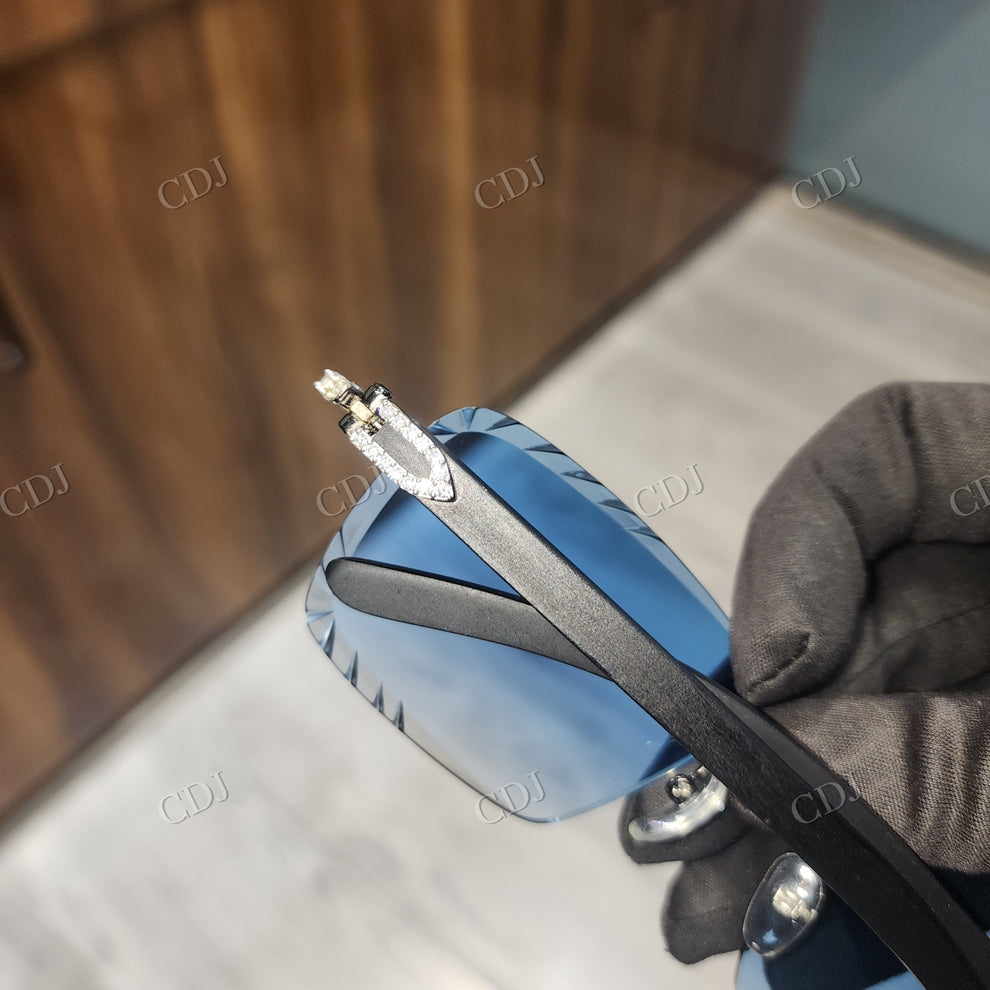 Custom Diamond Glasses