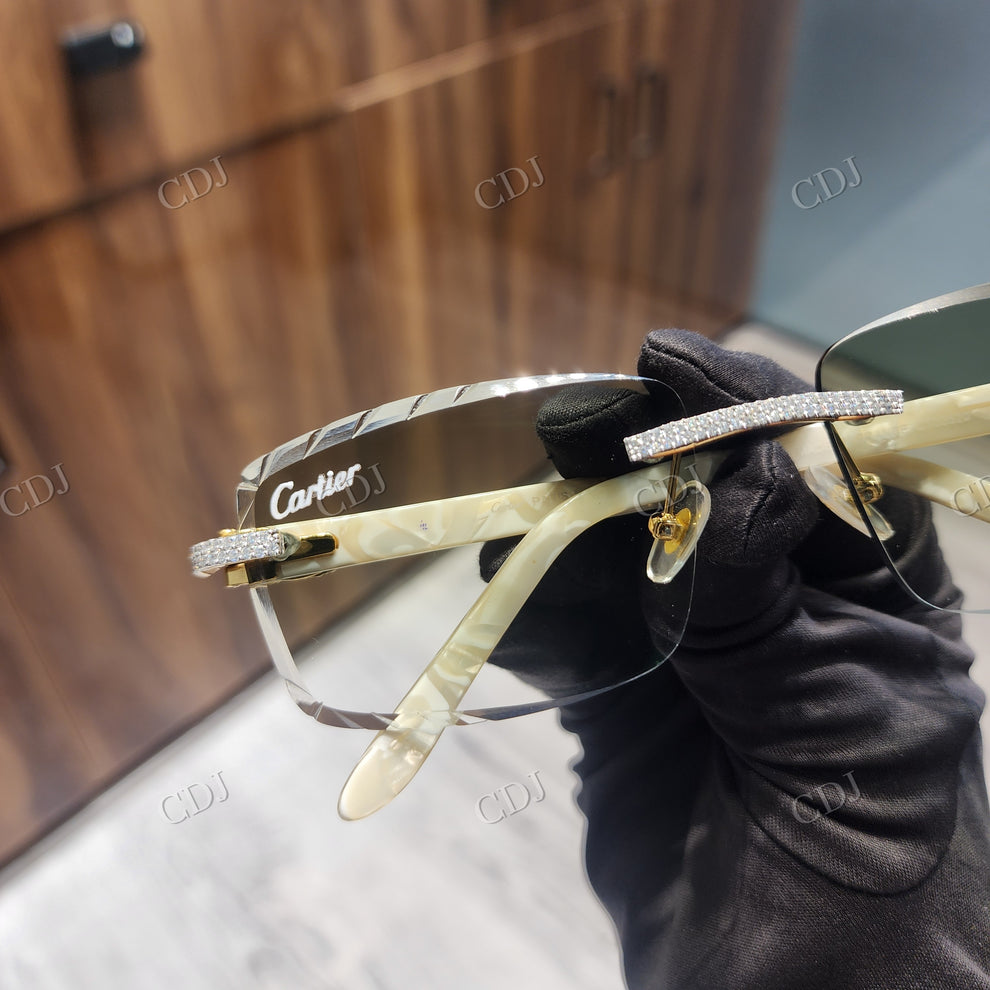 Custom Diamond Glasses