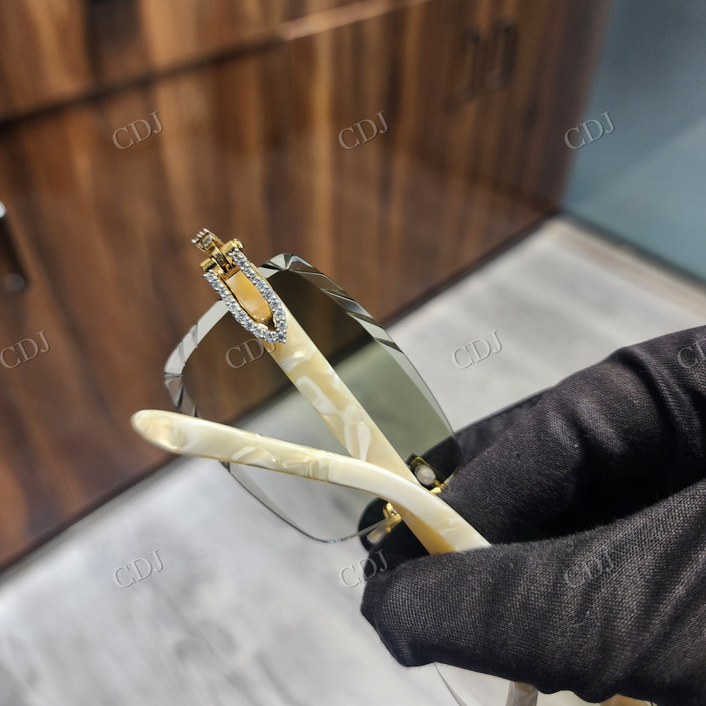 Custom Diamond Glasses